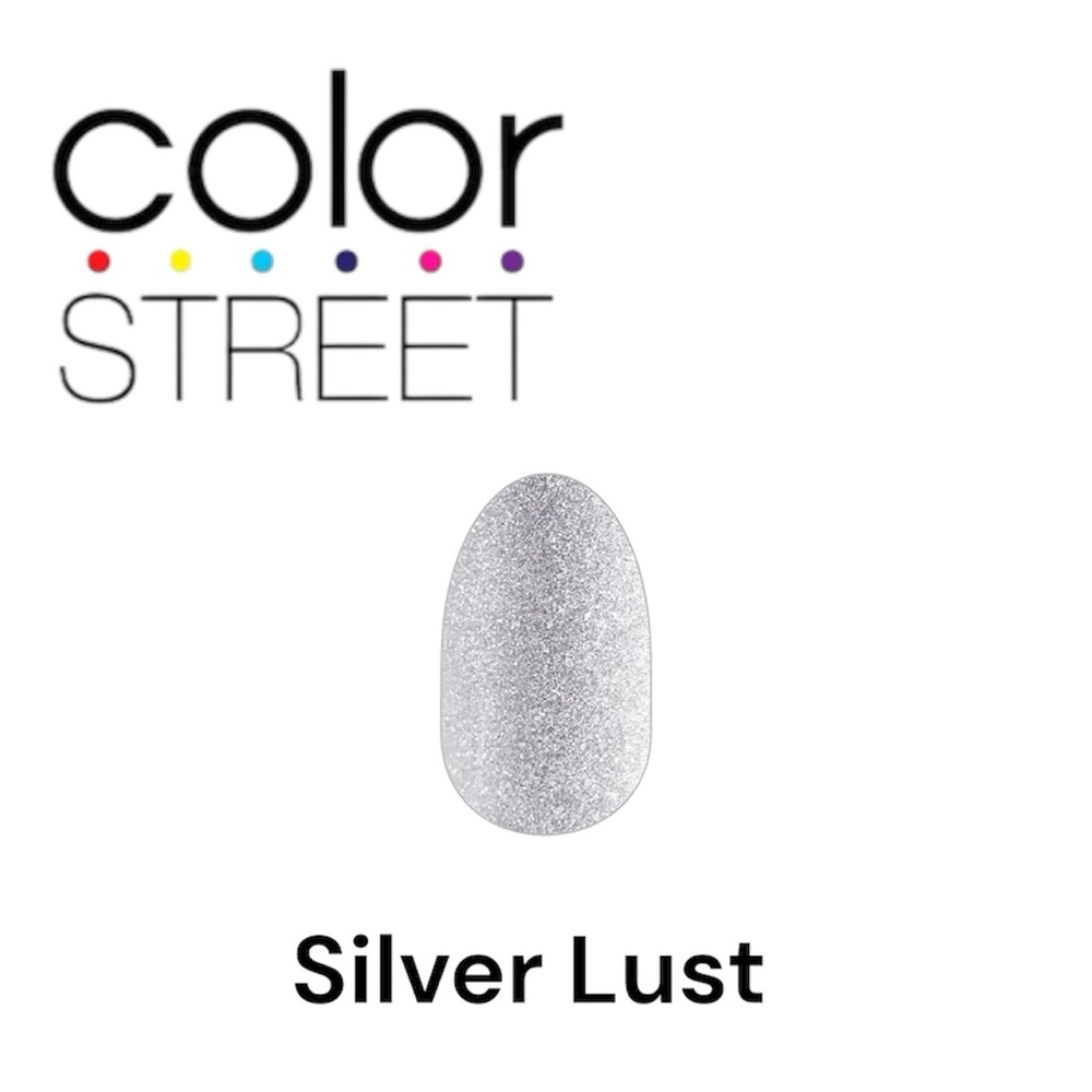 3 FOR $35: COLOR STREET Nail Strips - Silver Lust